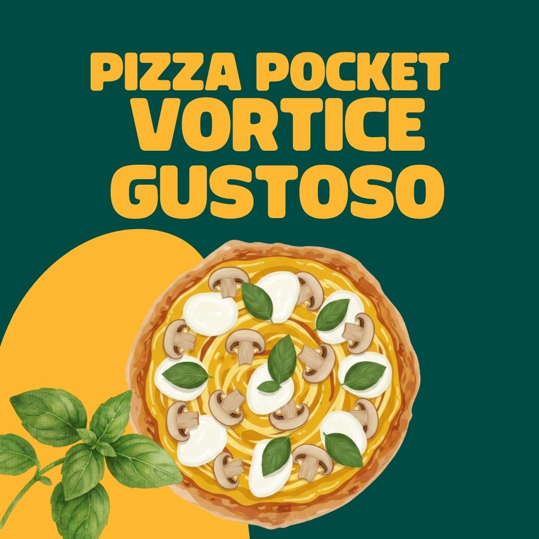 Pizza proteica gourmet fatta in casa con base pizza BePro, salsa di datterino giallo, funghi e mozzarella light